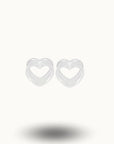 Pack Duo Écarteurs Coeur Acrylique - Piercing Tendance 2024 Transparent / 4mm