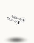 Piercing Industriel Vis Écrou - Original & Stylish Argent