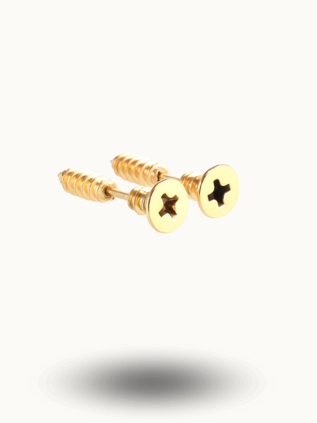 Piercing Industriel Vis Écrou - Original & Stylish Or