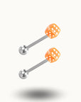 Piercing Langue Tendance - Style Unique - Trendy Piercings Orange