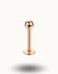 Piercing Opale Premium: Eclat Unique pour Labret, Tragus, Helix - Bijoux Piercing Or rose